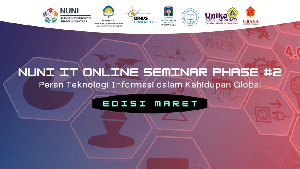NUNI IT Online Seminar Phase #2 – Edisi Maret 2021