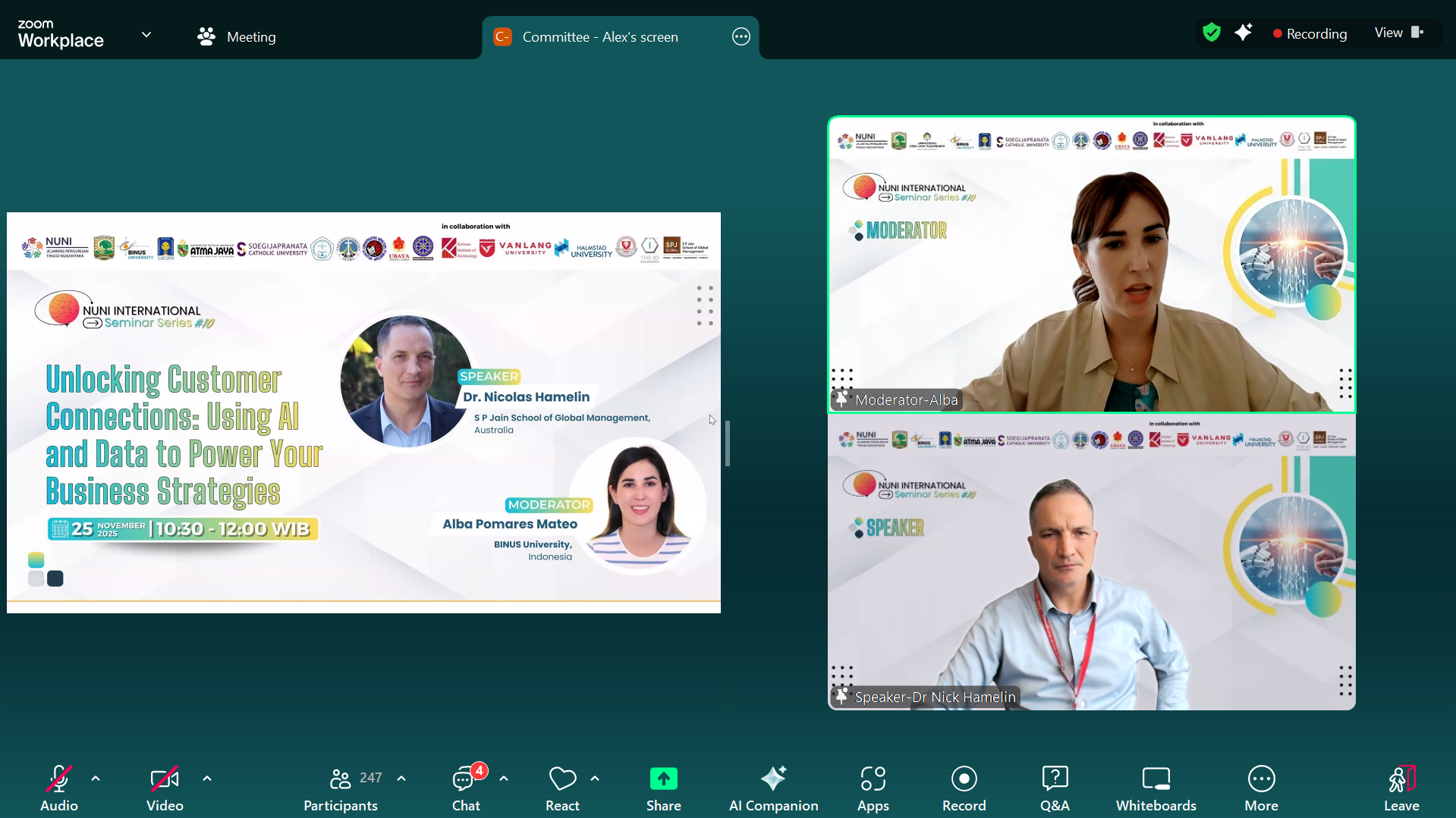 NUNI International Seminar Series #10: Keseimbangan Kesehatan Mental dan Keberlanjutan di Era Digital
