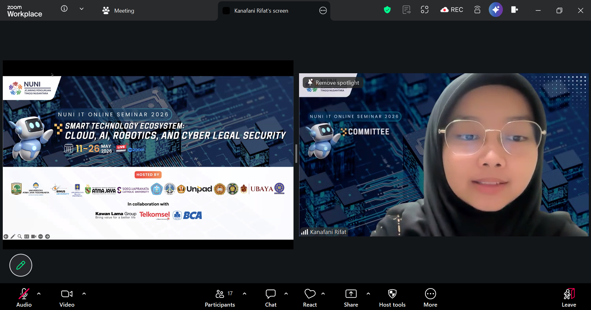 NUNI IT Online Seminar 2026 Bahas Transformasi Ekosistem Teknologi Cerdas untuk Pendidikan, Riset, dan Industri